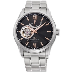 ORIENT STAR（オリエントスター） Contemporary（コンテンポラリー） SEMI SKELETON（セミスケルトン） 機械式 自動巻き（手巻付き） ステンレススチール メンズ RK-AT0009N