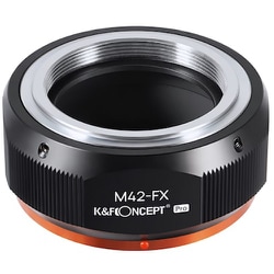 マウントアダプター レンズ側：M42 ボディ側：富士フイルムX KF-42X.P
