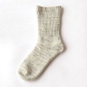 内側シルク2重編み靴下 アツデメンズ スミ SO6128-01