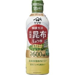 鮮度生活 北海道昆布しょうゆ 塩分50％カット 600ml