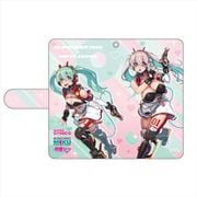 レーシングミク×すーぱーそに子 2020 Ver. 手帳型スマートフォンケース [キャラクターグッズ]
