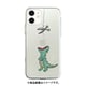 AK19219i12P [iPhone 12/iPhone 12 Pro 用 ソフトクリアケース はらぺこザウルス グリーン]
