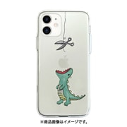 AK19219i12P [iPhone 12/iPhone 12 Pro 用 ソフトクリアケース はらぺこザウルス グリーン]
