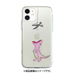 AK19220i12P [iPhone 12/iPhone 12 Pro 用 ソフトクリアケース はらぺこザウルス ピンク]