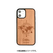 NG19623i12 [iPhone 12 mini 用 Nature Wood Carving Case Compass]