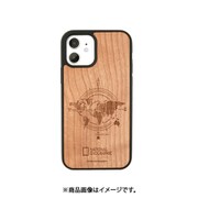 NG19641i12P [iPhone 12/iPhone 12 Pro 用 Nature Wood Carving Case Compass]