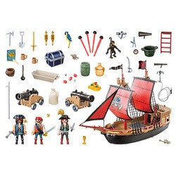 Playmobil（プレイモービル） 黒い帆の海賊船 6678 ワールドセレクト