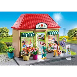 ヨドバシ Com プレイモービル Playmobil プレイモービル マイ リトルタウン フラワーショップ 通販 全品無料配達