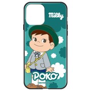ghp7050-bk-c-iP12mini [iPhone 12 mini 用 ガラスハイブリッドケース 不二家 ポコ園児]