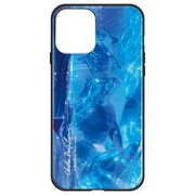 ghp7044-bk-b-iP12mini [iPhone 12 mini 用 ガラスハイブリッドケース ラッセン OCEAN ANGELS II]