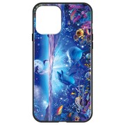 ghp7251-bk-a-iP12mini [iPhone 12 mini 用 ガラスハイブリッドケース ラッセン WISH ON A STAR]