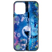 ghp7252-bk-a-iP12mini [iPhone 12 mini 用 ガラスハイブリッドケース ラッセン THE DRAMATIC NIGHT]