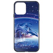 ghp7252-bk-e-iP12mini [iPhone 12 mini 用 ガラスハイブリッドケース ラッセン RUNA RAINBOW]