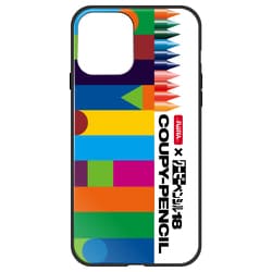ghp7046-bk-a-ip12 [iPhone 12/iPhone 12 Pro 用 ガラスハイブリッドケース サクラクレパス A]