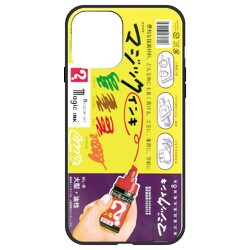 ghp7170-bk-a-ip12 [iPhone 12/iPhone 12 Pro 用 ガラスハイブリッドケース マジックインキ PKG1]