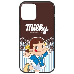 ghp7050-bk-j-ip12 [iPhone 12/iPhone 12 Pro 用 ガラスハイブリッドケース 不二家 ウィンターペコ]