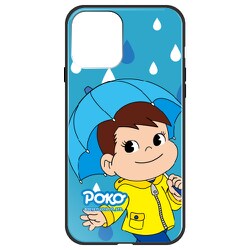 ghp7050-bk-m-ip12 [iPhone 12/iPhone 12 Pro 用 ガラスハイブリッドケース 不二家 レイニーポコ]