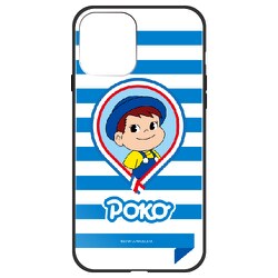 ghp7165-bk-f-ip12 [iPhone 12/iPhone 12 Pro 用 ガラスハイブリッドケース 不二家 ポコ]