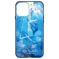 ghp7041-bk-c-ip12 [iPhone 12/iPhone 12 Pro 用 ガラスハイブリッドケース ラッセン FOREVER LOVE]