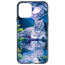 ghp7041-bk-d-ip12 [iPhone 12/iPhone 12 Pro 用 ガラスハイブリッドケース ラッセン MYSTIC PATH]