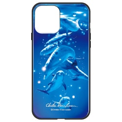 ghp7043-bk-a-ip12 [iPhone 12/iPhone 12 Pro 用 ガラスハイブリッドケース ラッセン MAGICAL MOMENT]