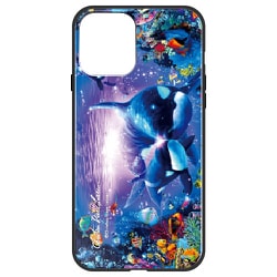 ghp7043-bk-d-ip12 [iPhone 12/iPhone 12 Pro 用 ガラスハイブリッドケース ラッセン BRILLIANT PASSAGE]