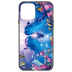ghp7044-bk-a-ip12 [iPhone 12/iPhone 12 Pro 用 ガラスハイブリッドケース ラッセン PRECIOUS LOVE II]