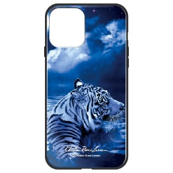 ghp7044-bk-d-ip12 [iPhone 12/iPhone 12 Pro 用 ガラスハイブリッドケース ラッセン MOONLIT DESTINY]