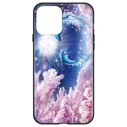 ghp7251-bk-d-ip12 [iPhone 12/iPhone 12 Pro 用 ガラスハイブリッドケース ラッセン SAKURA FANTASY]