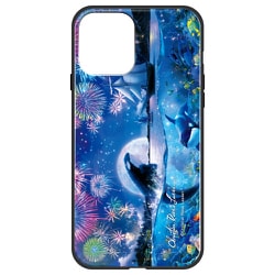 ghp7252-bk-a-ip12 [iPhone 12/iPhone 12 Pro 用 ガラスハイブリッドケース ラッセン THE DRAMATIC NIGHT]