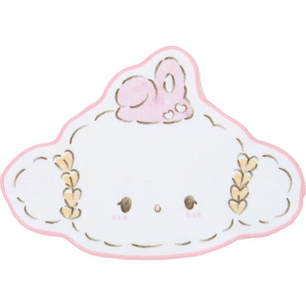 こぎみゅん ダイカットプチタオル うさぎさんとおともだちver キャラクターグッズ