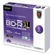 BD-RXL 100GB 2-4倍速 スリムケース入り5枚 HDVBR100YP5SC
