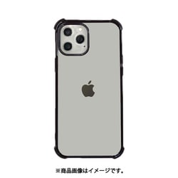 BDVCSA04-IP12S-BK [iPhone 12 mini 用 衝撃吸収 ソフトケース グリッター BK]
