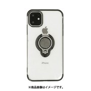 BXFCSA02-IP12S-BK [iPhone 12 mini 用 Electroplated Ring PC Case BK]