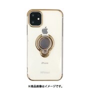 BXFCSA02-IP12M-GD [iPhone 12/iPhone 12 Pro 用 Electroplated Ring PC Case GD]