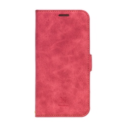 iP20_61-VS05 [iPhone 12/iPhone 12 Pro 用 手帳型ケース Style Natural（スタイルナチュラル） レッド]