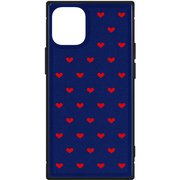 PEI20-TL42-NV [iPhone 12 mini 用 EYLE TILE Case HEART ネイビー]