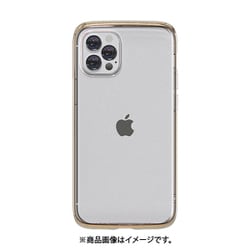 INO LINE INFINITY CLEAR CASE [iPhone 12/iPhone 12 Pro 用 ケース ゴールド]