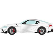 TM003C 1/64 トヨタ GR スープラ RZ 2019 ホワイトメタリック [レジンキャストミニカー]