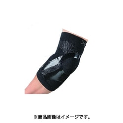 HOLZAC（ホルザック） シリコンテーピングサポーター 肘 ブラック 1枚入り S（19cm～23cm）