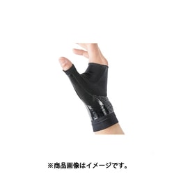 HOLZAC（ホルザック） シリコンテーピングサポーター 手首 ブラック 1枚入り L（17cm～20cm）