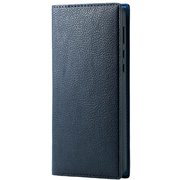 PM-S202PLFYILNV [AQUOS zero 5G basic 用 ソフトレザーケース イタリアン(Coronet) ロイヤルネイビー]