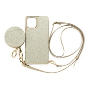 ML-CSIP20L-2CBPG [iPhone 12/iPhone 12 Pro 用 ケース Cross Body Case Glitter prism gold]