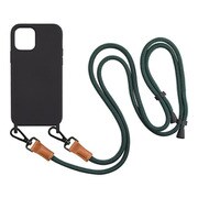 UNI-CSIP20L-0SSCGR [iPhone 12/iPhone 12 Pro 用 ケース Shoulder Strap Case green]