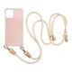 UNI-CSIP20L-5SSCIV [iPhone 12/iPhone 12 Pro 用 ケース Shoulder Strap Case ivory]