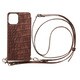 ML-CSIP20M-2CBCR [iPhone 12 mini 用 ケース Cross Body Case Animal Series crocodile]