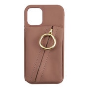 ML-CSIP20M-2CRGP [iPhone 12 mini 用 ケース Clutch Ring Case gray pink]