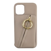 ML-CSIP20M-2CRBE [iPhone 12 mini 用 ケース Clutch Ring Case beige]