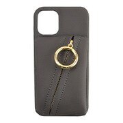 ML-CSIP20M-2CRDG [iPhone 12 mini 用 ケース Clutch Ring Case dark gray]