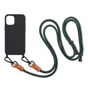 UNI-CSIP20M-0SSCGR [iPhone 12 mini 用 ケース Shoulder Strap Case green]